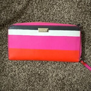 Kate Spade Pink and Red Women's Wallet